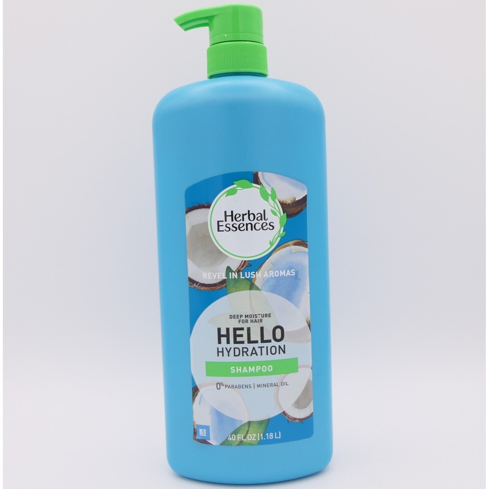 Herbal Essences Hello Hydration Shampoo Deep Moiusture For Hair 40 oz Jumbo Pump